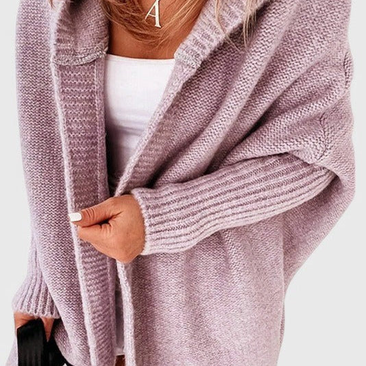 Lady Imogen Hooded Oversized Knit Cardigan