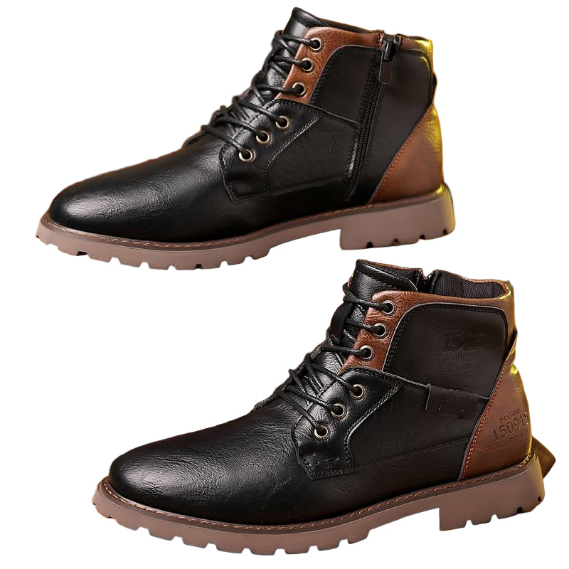 Sir Mathias Leather Boots