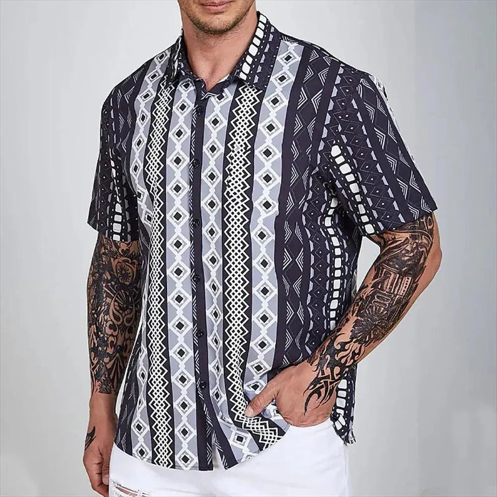 Sir Raymond Striped Short Sleeve Shirt