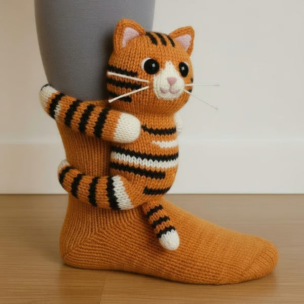 Animal Hugging Socks
