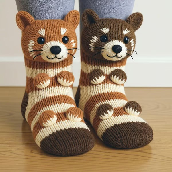 Animal Hugging Socks