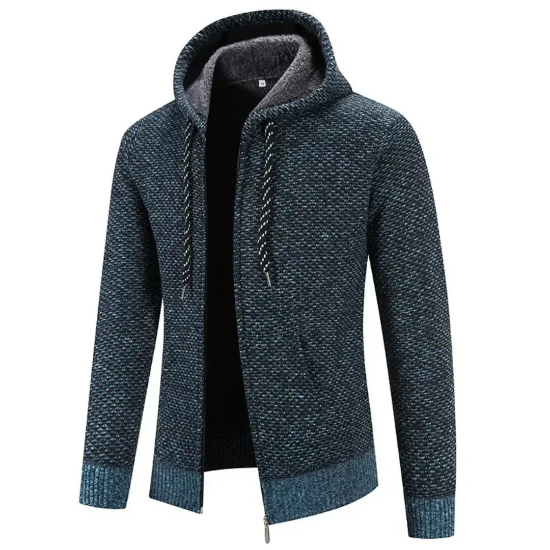 Sir Vincent Knitted Bomber Jacket