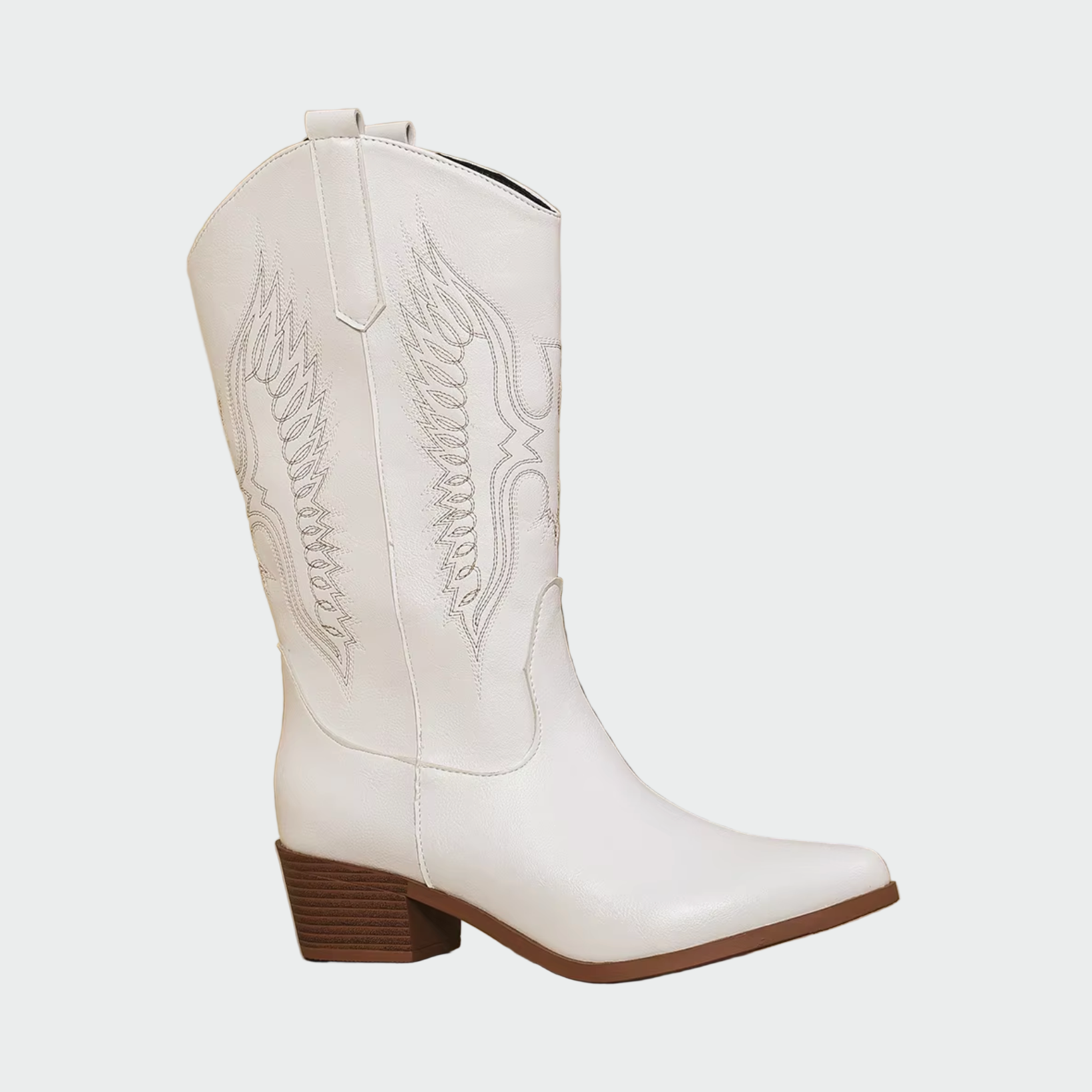 Lady Georgina Leather Western Cowboy Boots