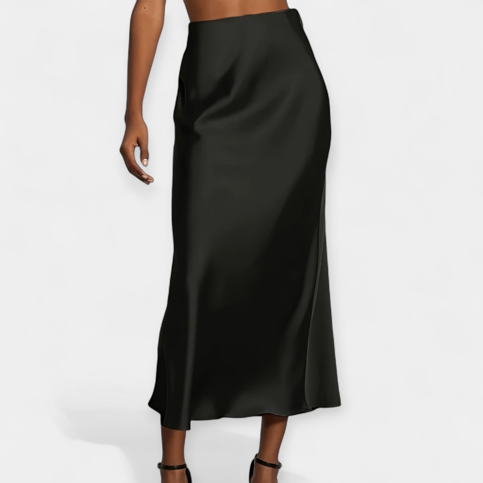 Lady Eleanor High-Waisted Midi Skirt