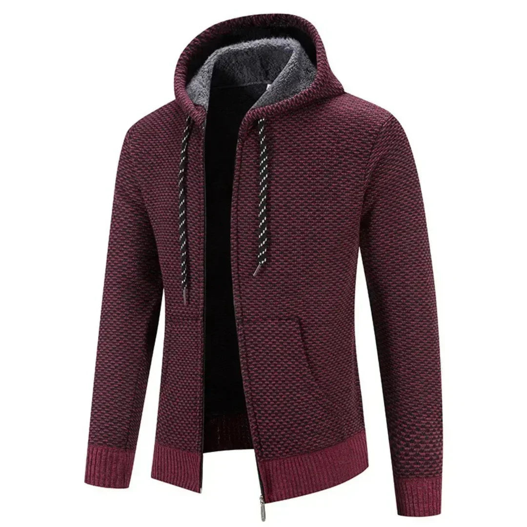 Sir Vincent Knitted Bomber Jacket