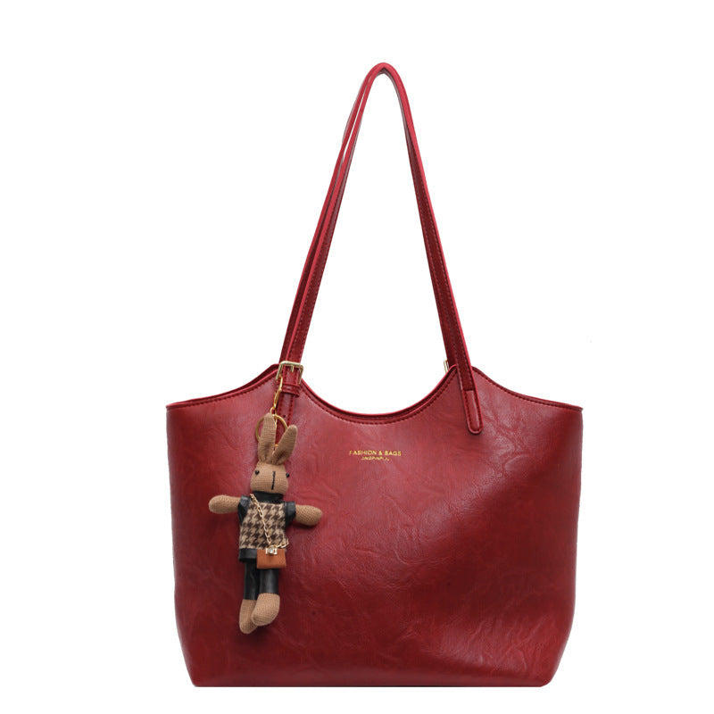 Lady Elsie CharmBun Tote Shoulder Bag
