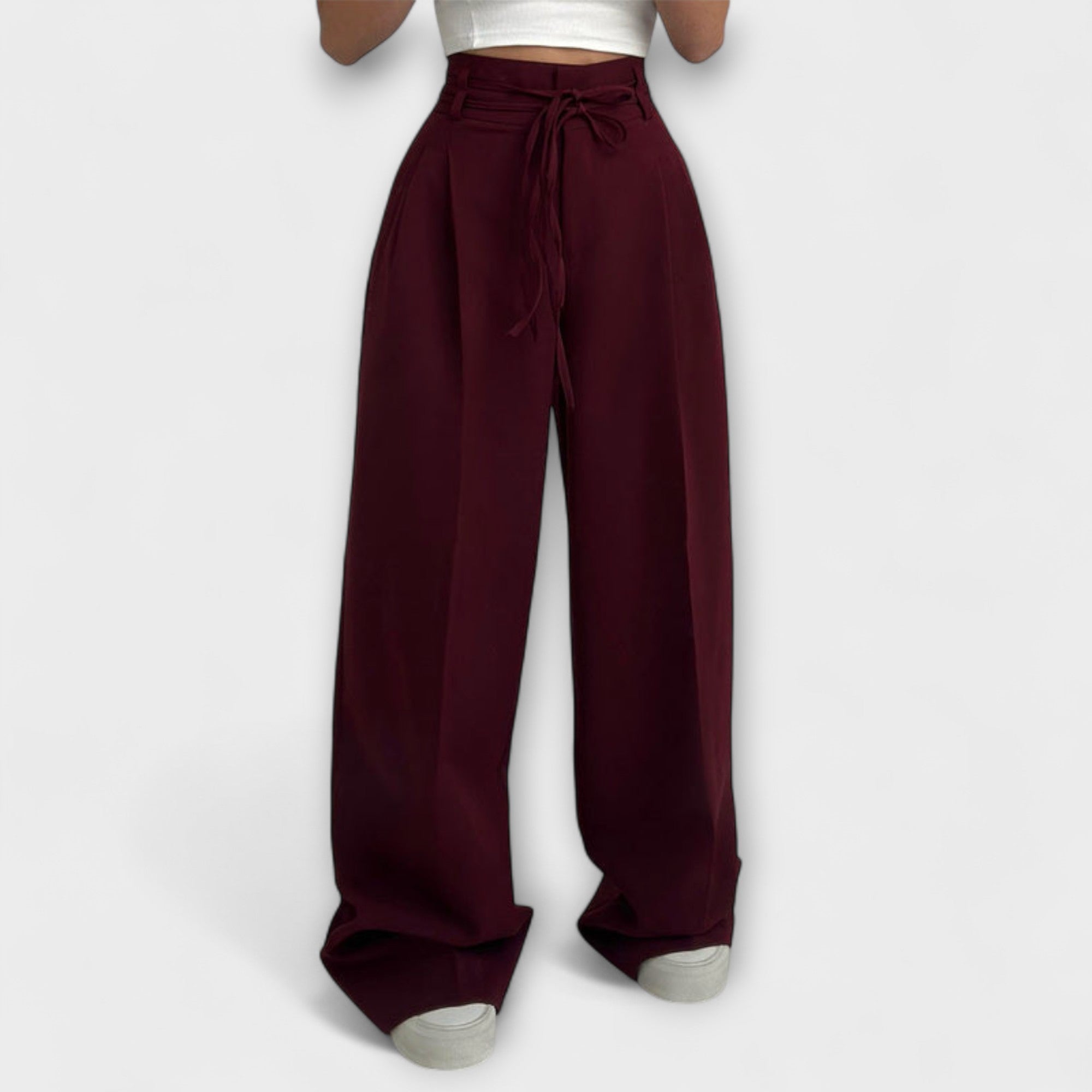 Lady Jill Drawstring Casual Trousers
