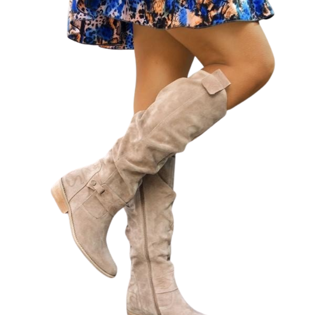 Lady Julia Knee-High Suede Boots