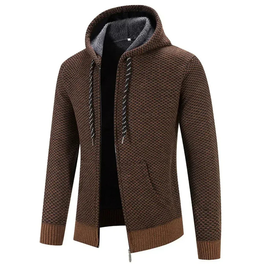 Sir Vincent Knitted Bomber Jacket