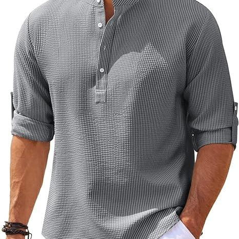 Sir Abraham Roll-Up Long Sleeve Polo Shirt