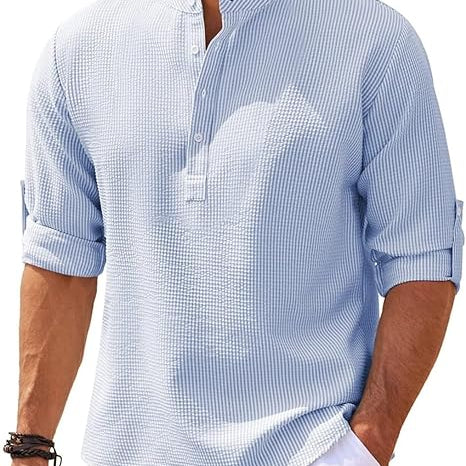 Sir Dustin Half Placket T-Shirt