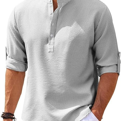 Sir Dustin Half Placket T-Shirt