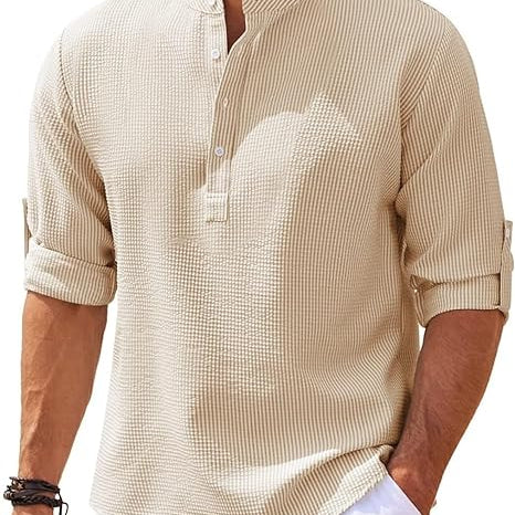 Sir Dustin Half Placket T-Shirt