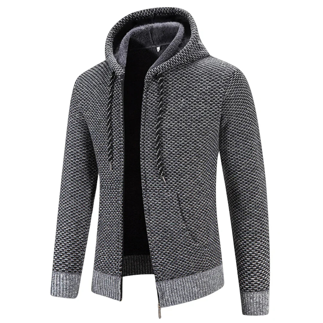 Sir Vincent Knitted Bomber Jacket