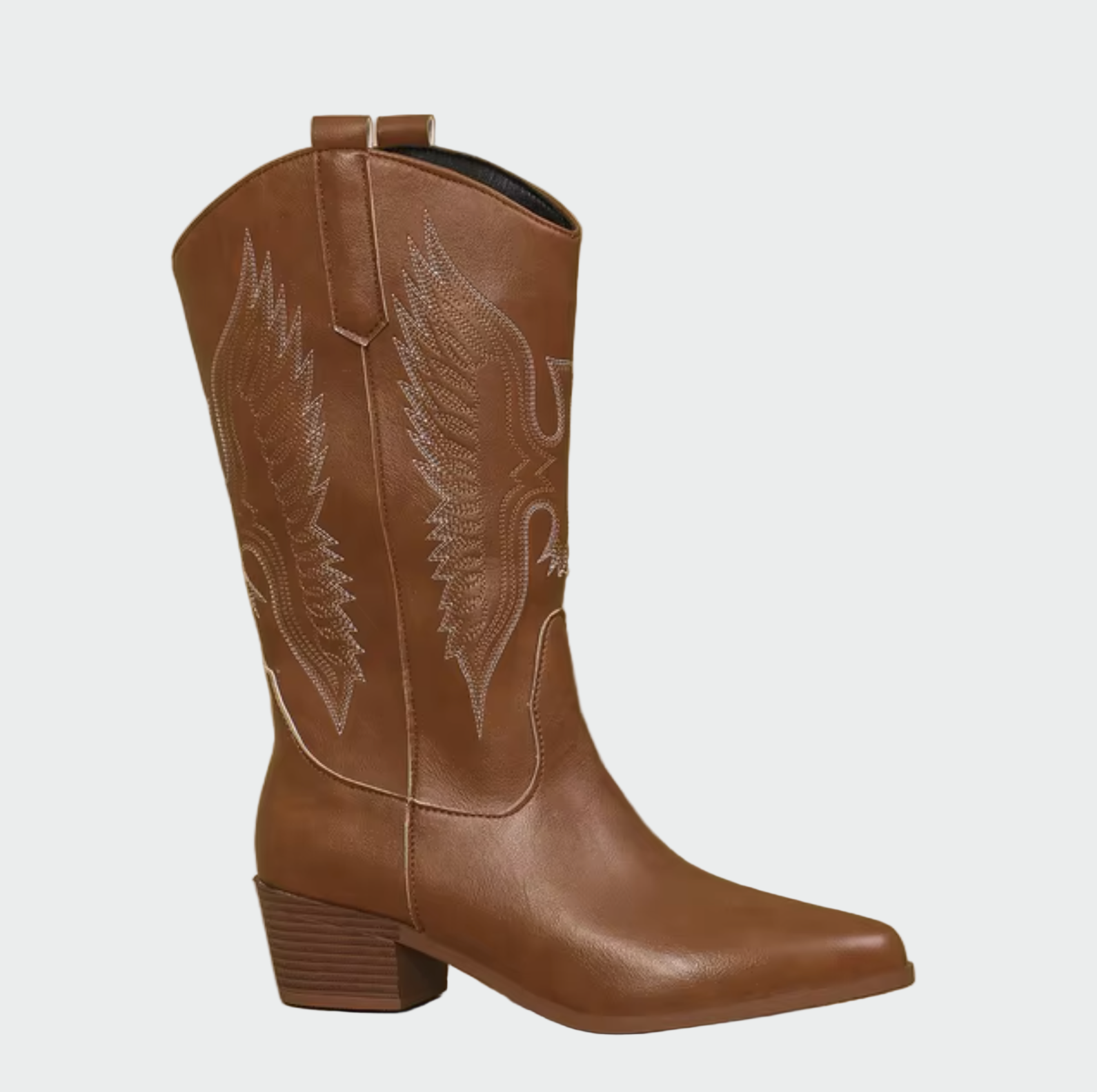 Lady Georgina Leather Western Cowboy Boots