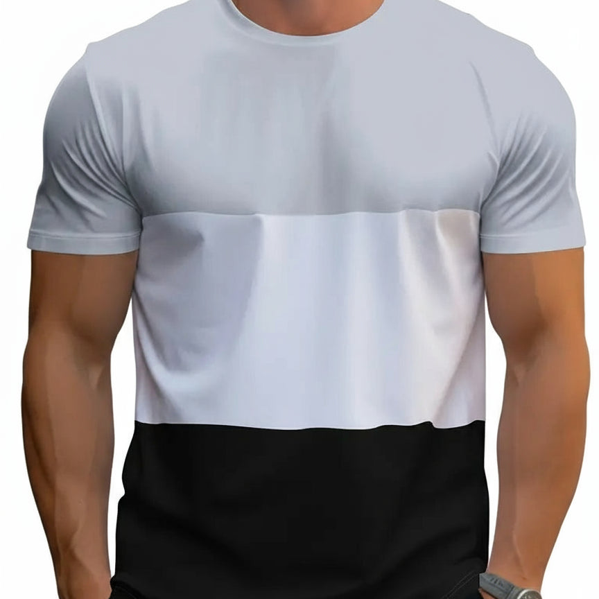 Sir Franklin Color Block Short Sleeve T-Shirt