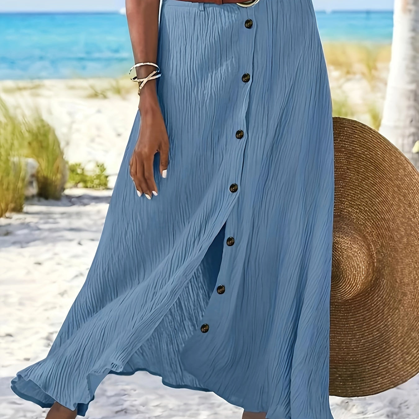 Lady Constance Sheer Midi Skirt with Side Slit