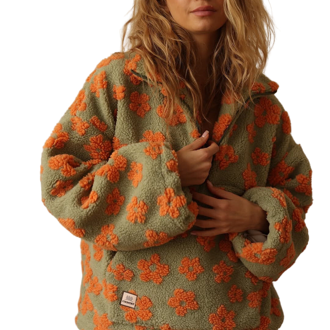 Lady Rachel Half-Zip Fleece Jumper