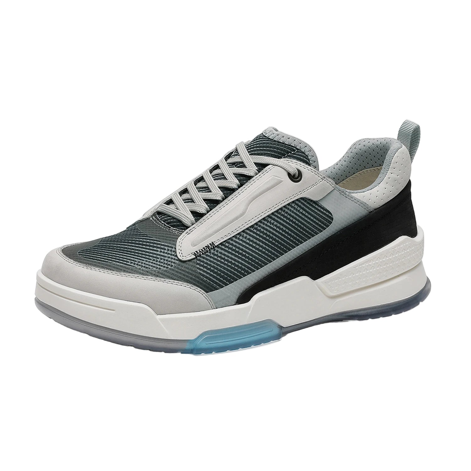 Sir Oswald Mesh Leather Trainers