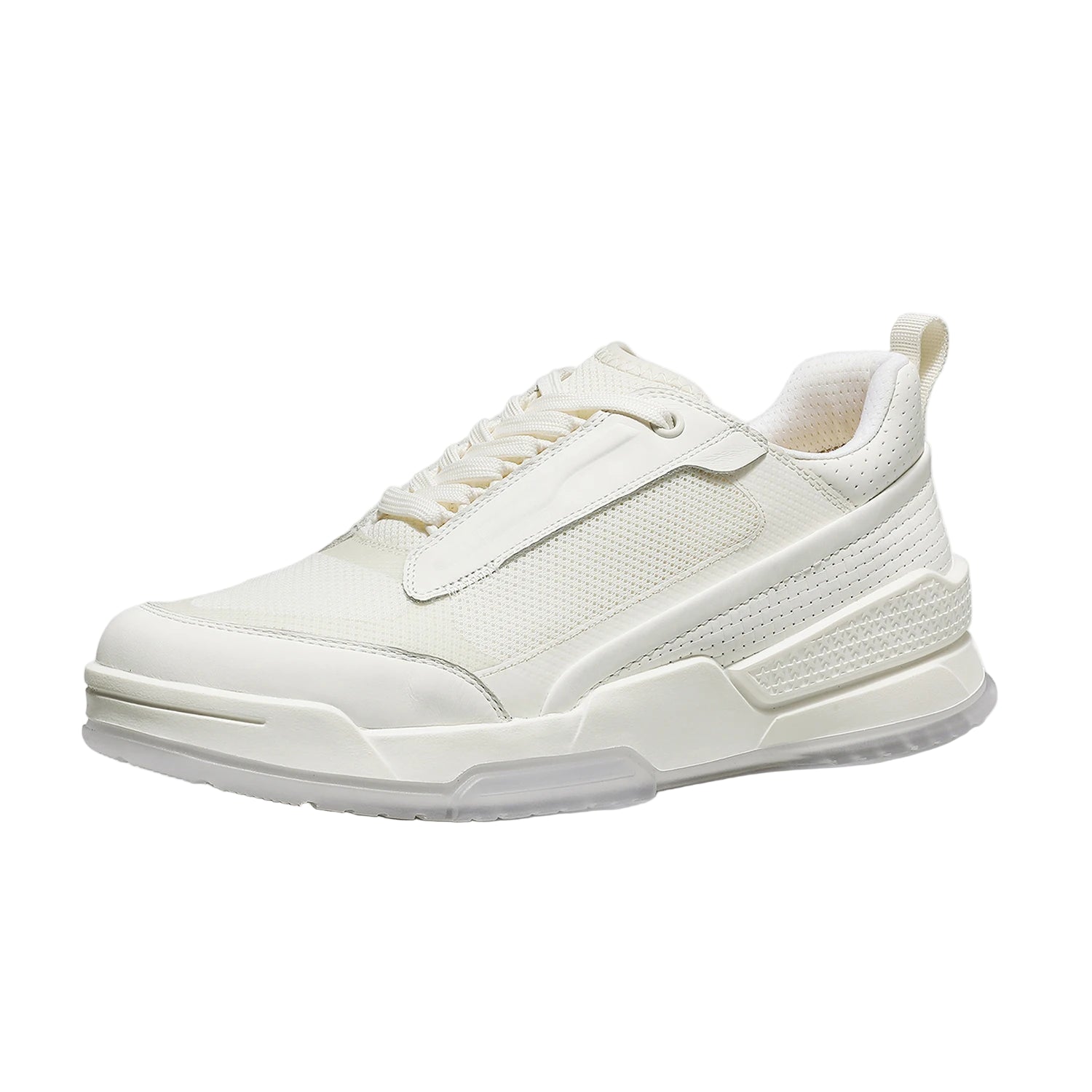 Sir Oswald Mesh Leather Trainers