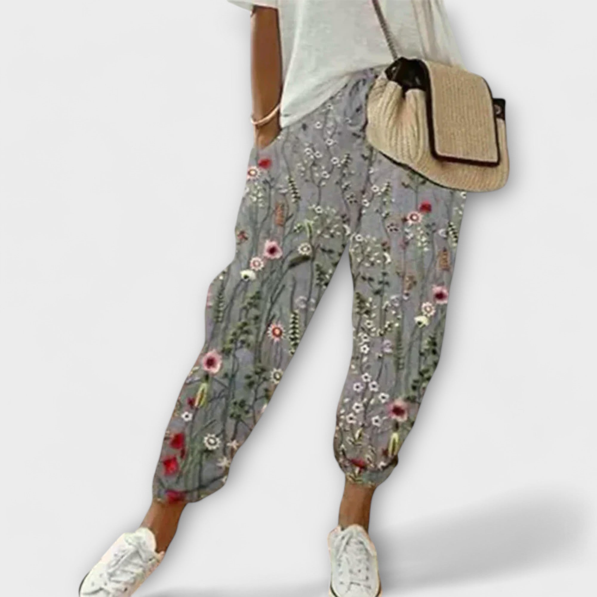 Lady Seraphine Comfortable Cotton Linen Trousers