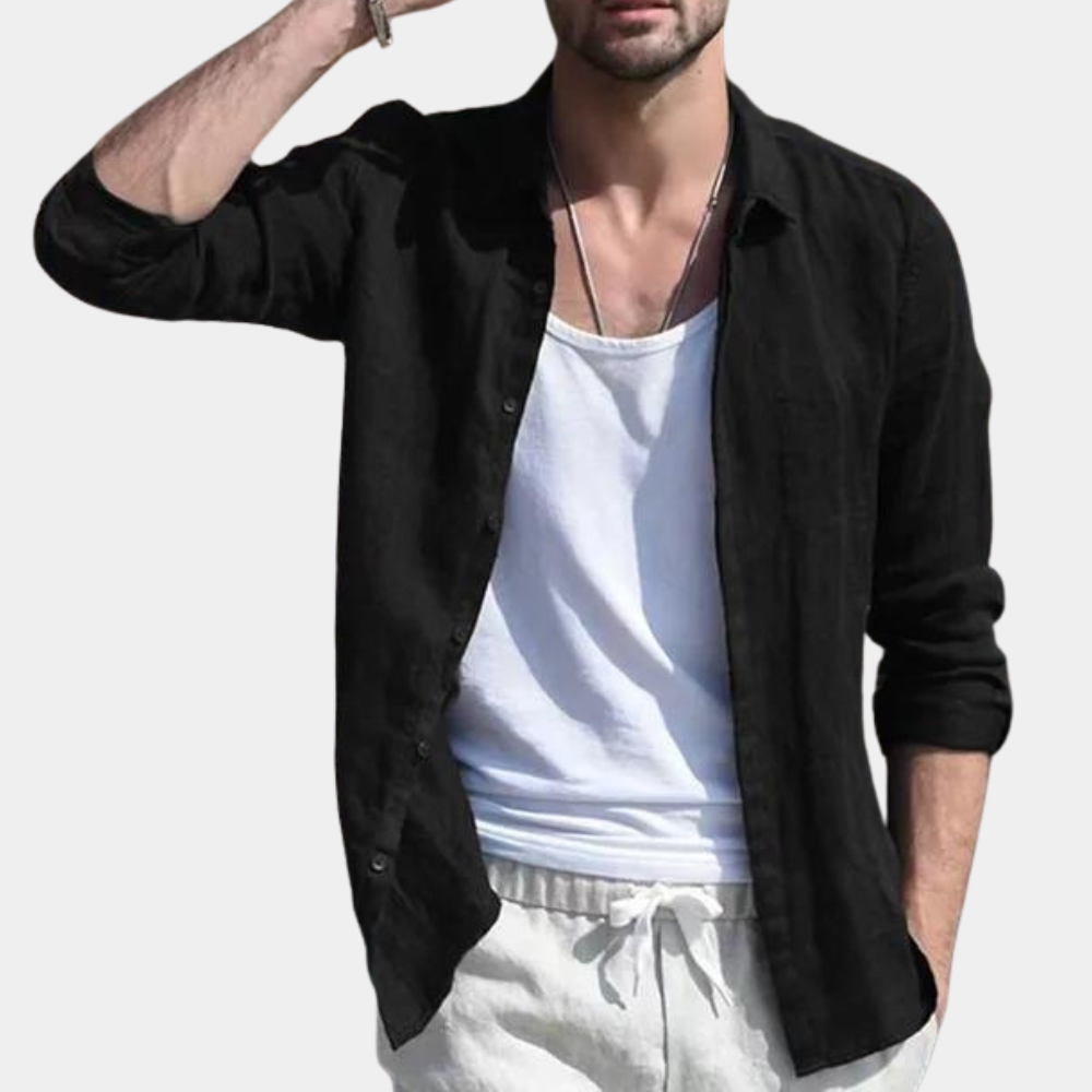 Sir Mike Breathable Blend Long Sleeve Shirt