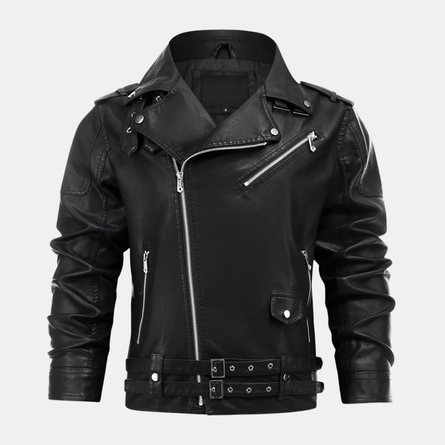 Sir Arthur Leather Bomber Jacket
