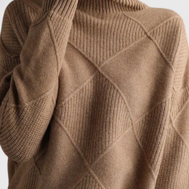 Lady Jasmine High Neck Cashmere Jumper