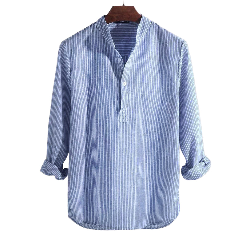 Sir Donald Striped Long Sleeve Shirt