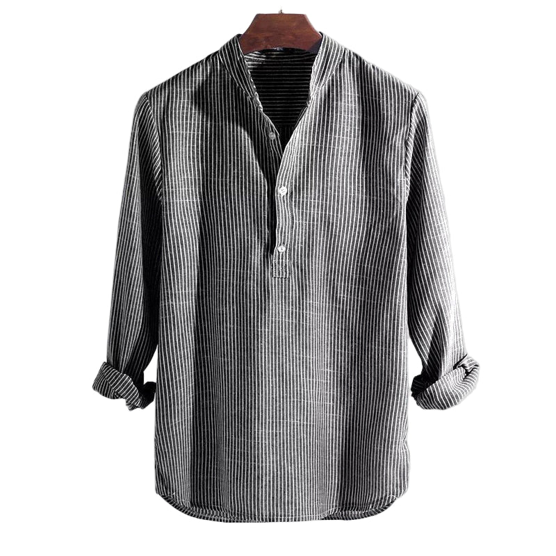 Sir Donald Striped Long Sleeve Shirt