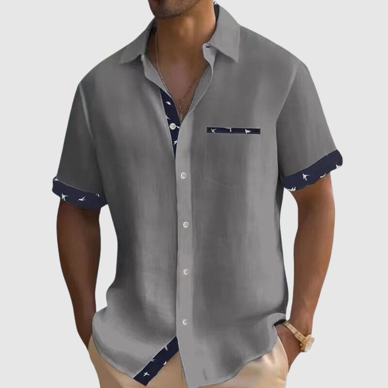 Sir Ramsey Check Pattern Short Sleeve Shirt