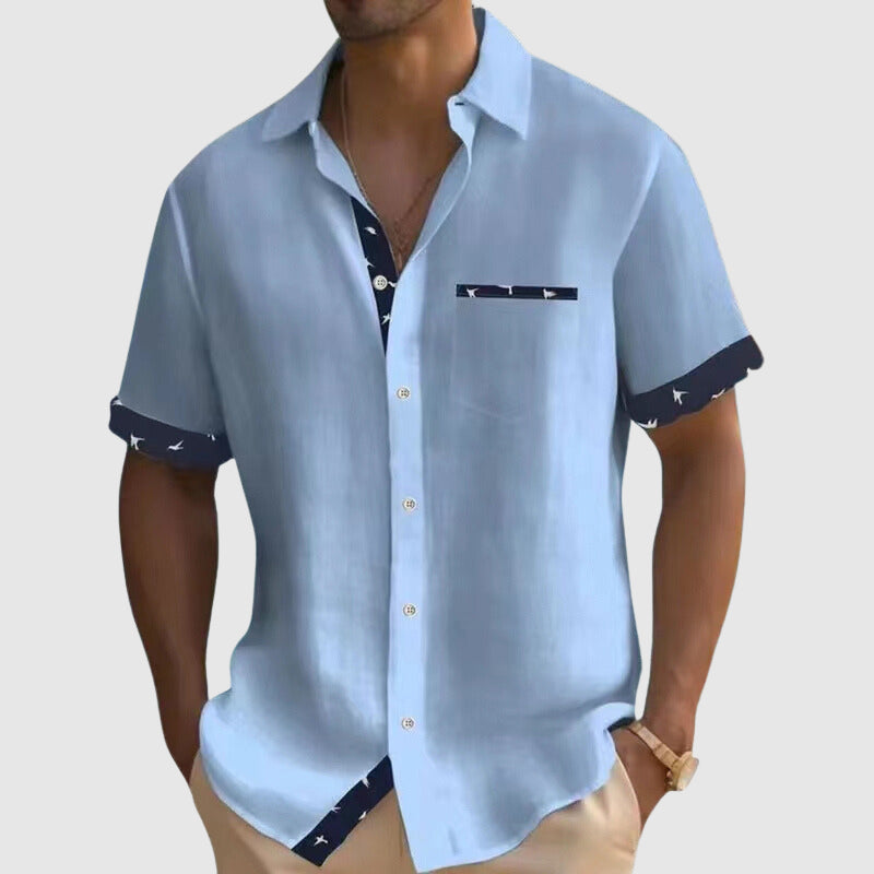 Sir Ramsey Check Pattern Short Sleeve Shirt