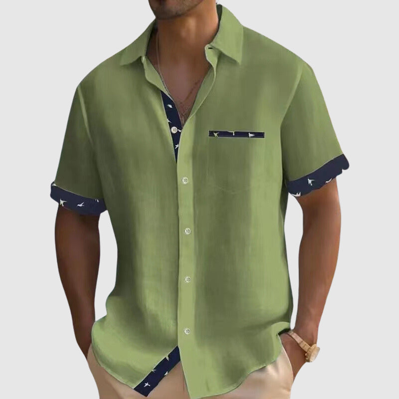 Sir Ramsey Check Pattern Short Sleeve Shirt