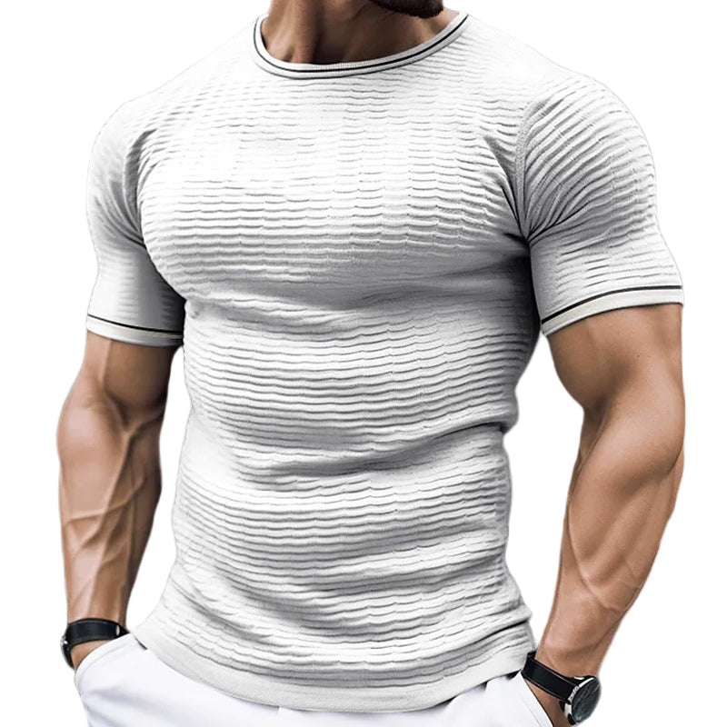 Sir Brad Fitted Knit Short Sleeve T-Shirt