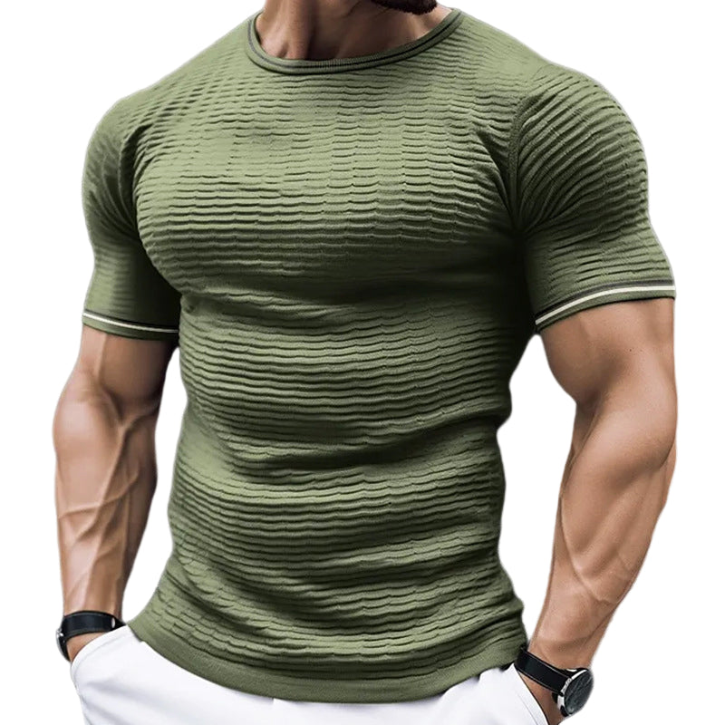 Sir Brad Fitted Knit Short Sleeve T-Shirt