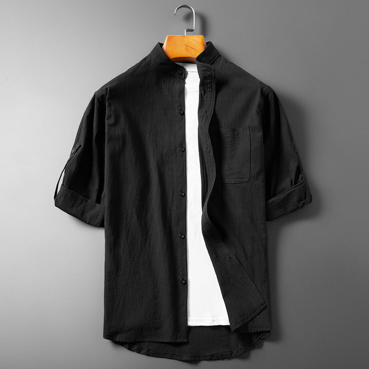 Sir Marshall Long Sleeve Roll-Up Shirt
