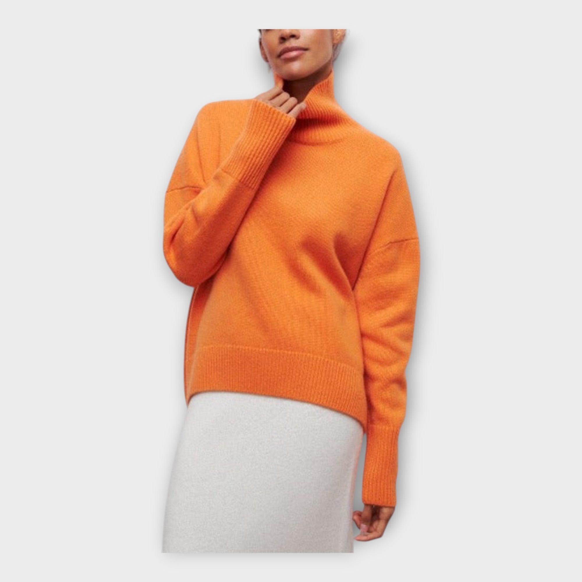 Lady Erica High Neck Knit Jumper