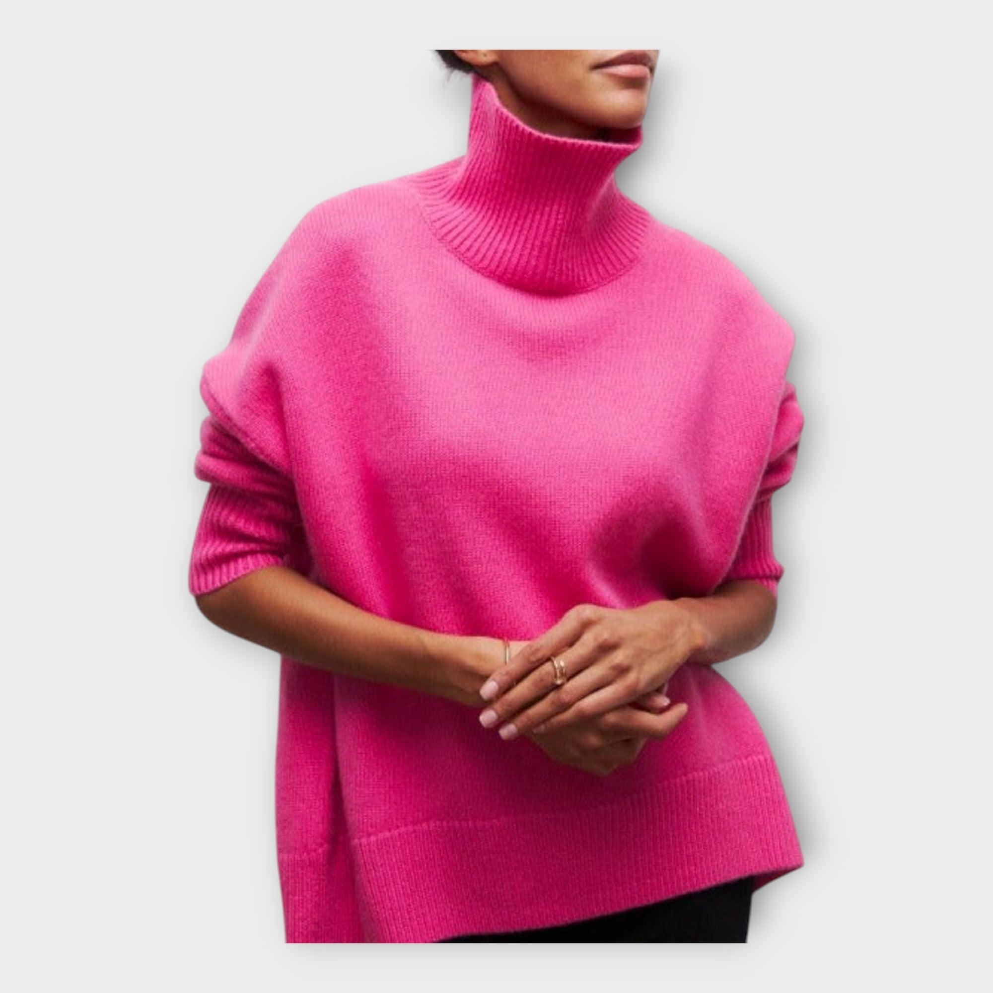 Lady Erica High Neck Knit Jumper