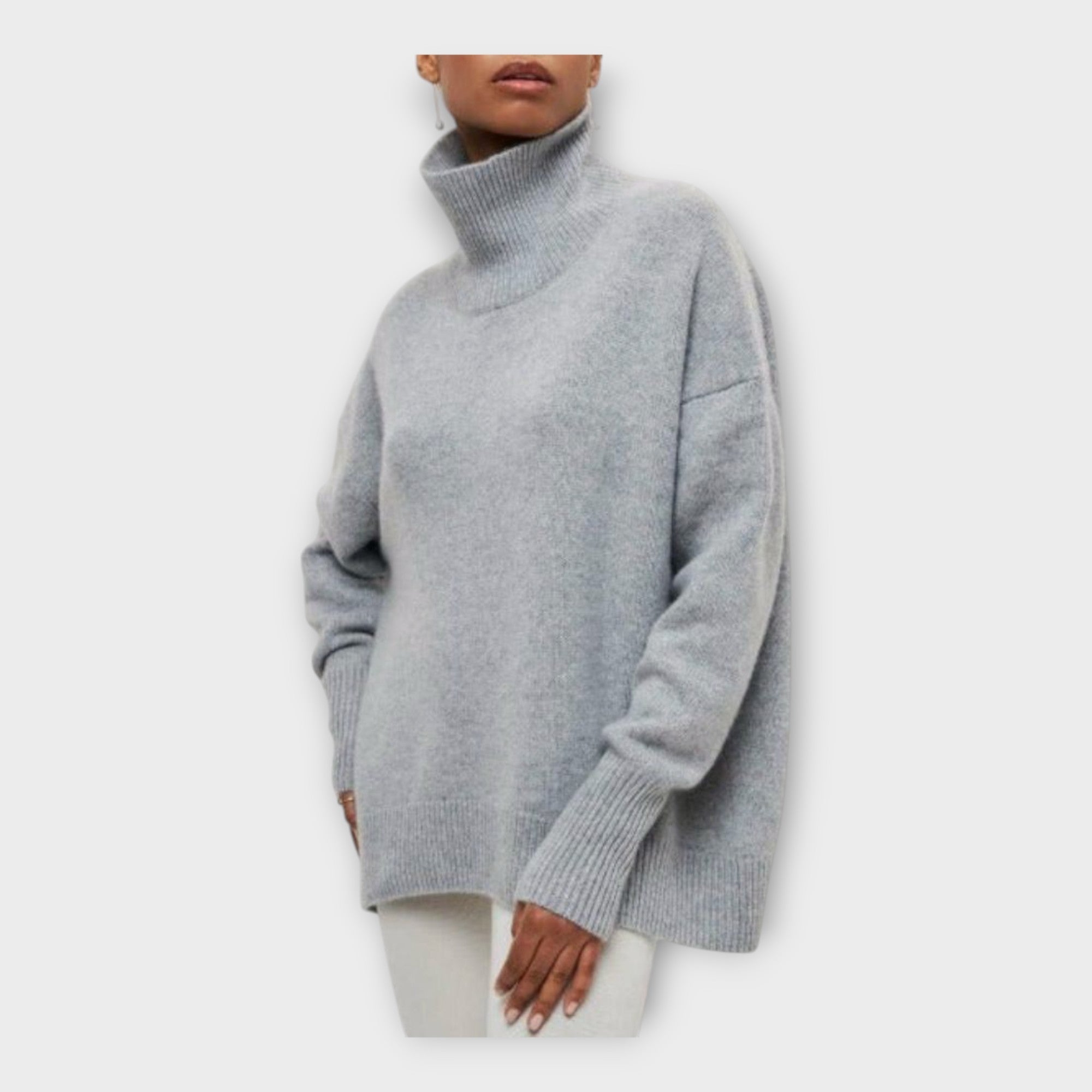Lady Erica High Neck Knit Jumper