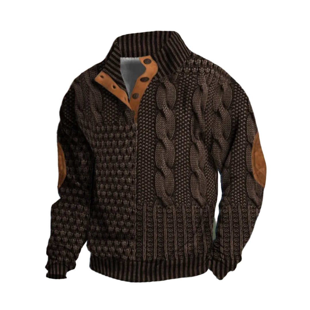 Sir Cameron High-Collar Jumper