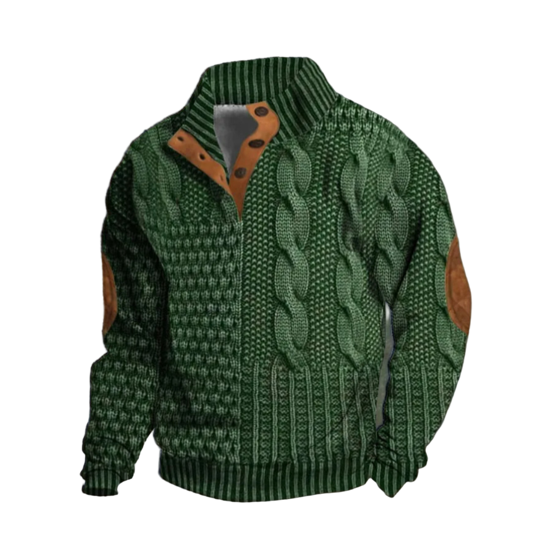 Sir Cameron High-Collar Jumper