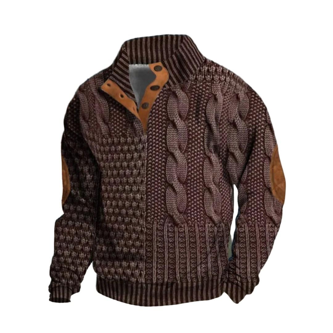 Sir Cameron High-Collar Jumper