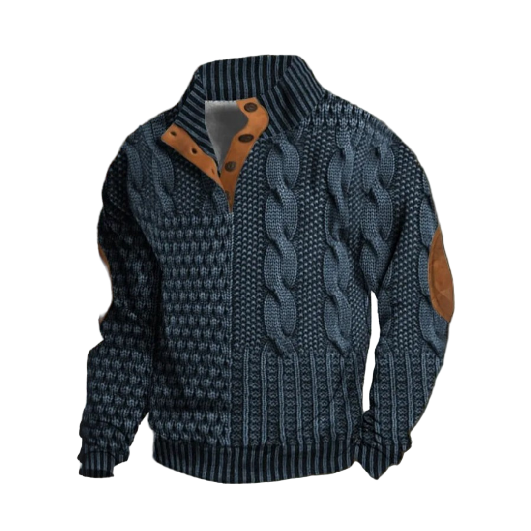 Sir Cameron High-Collar Jumper