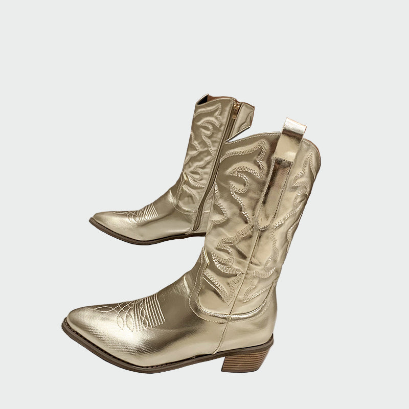 Lady Imogen Metallic Cowboy Boots