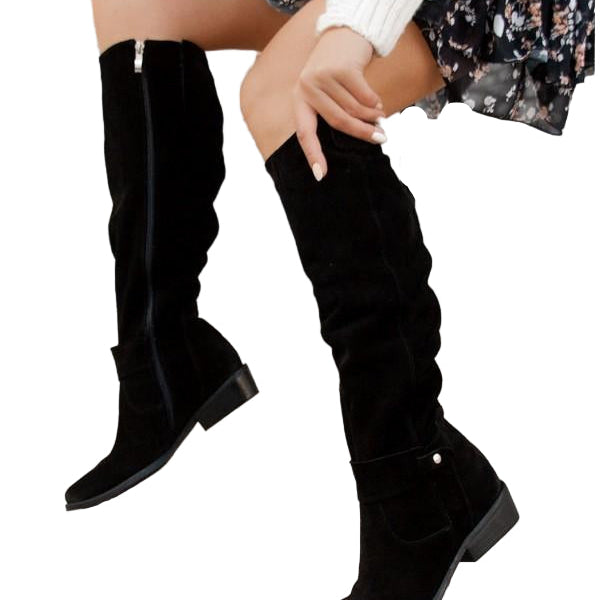 Lady Julia Knee-High Suede Boots