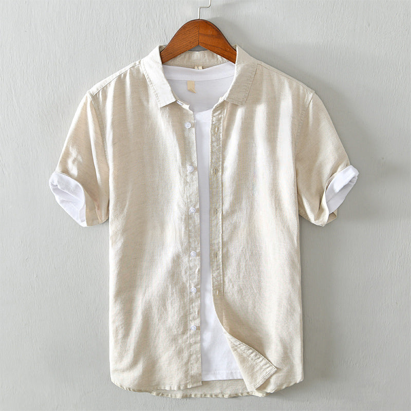 Sir Martin Linen Short Sleeve Shirt