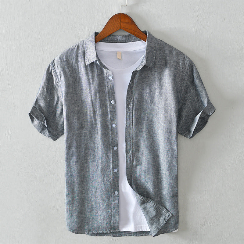 Sir Martin Linen Short Sleeve Shirt