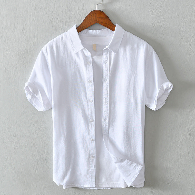 Sir Martin Linen Short Sleeve Shirt