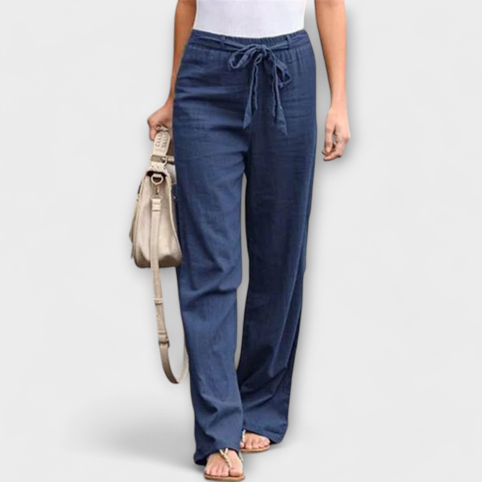 Lady Loreen Lightweight Linen Trousers