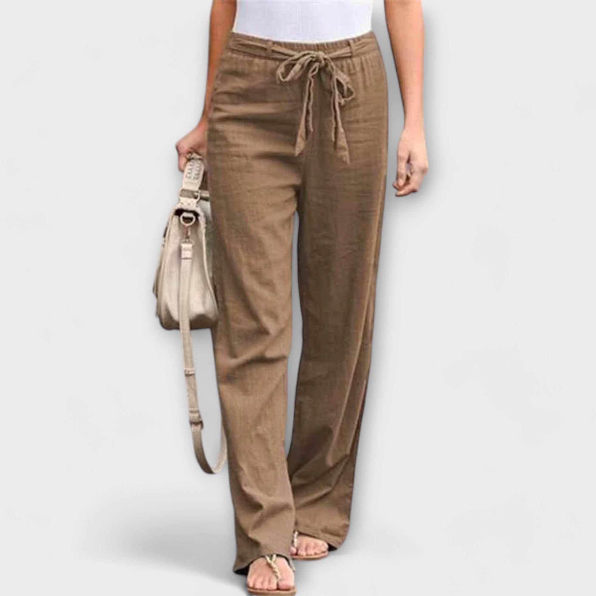 Lady Loreen Lightweight Linen Trousers